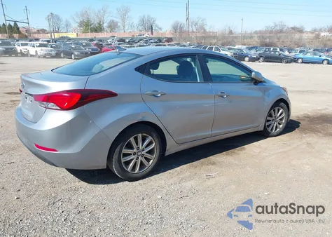 2015 Hyundai Elantra Se from USA, damaged, VIN 5NPDH4AE7FH548780